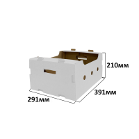 Гофролоток овощной 391h291h210 - Белый