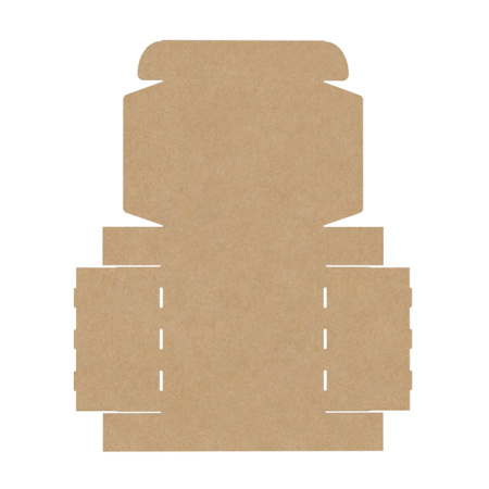 Короб самосборный с ушками 440*400*110 Белый В