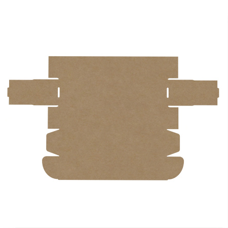 Короб самосборный с ушками 205*78*44 Бурый Е