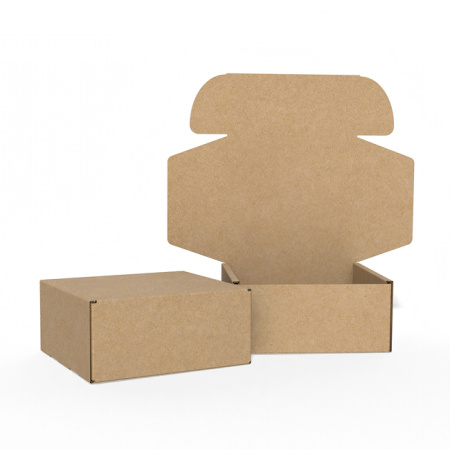 Короб самосборный с ушками 344*170*100 Бурый П