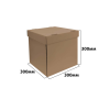 Коробка крышка-дно 300*300*300 Бурый