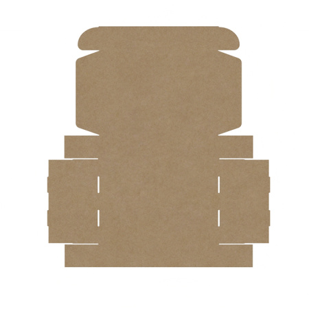 Короб самосборный с ушками 350*250*70 Белый Е