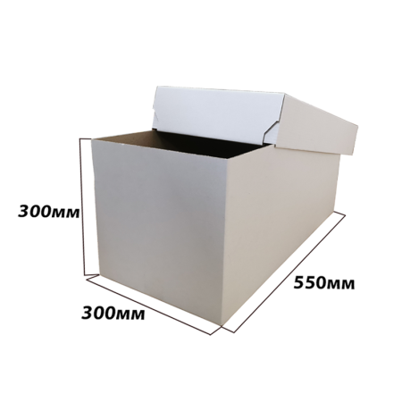 Коробка крышка-дно 550*300*300 Белый Коробка крышка-дно 550*300*300 Белый