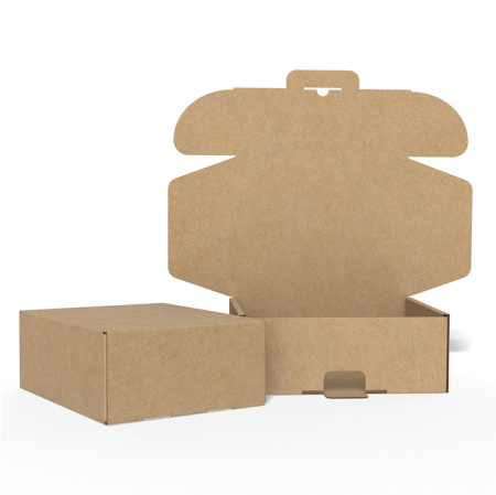 Короб самосборный с ушками 220*180*85 Бурый Е