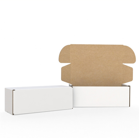 Короб самосборный с ушками 195*75*70 Белый Е