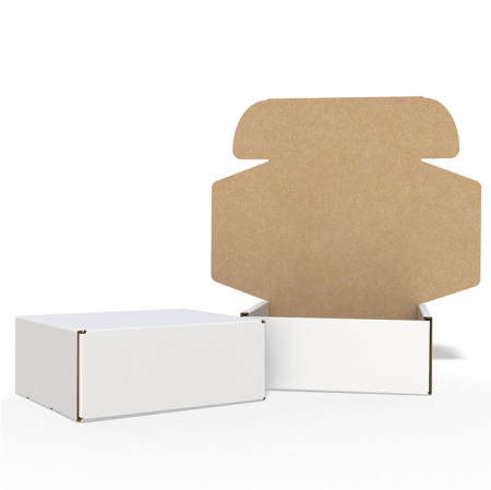 Короб самосборный с ушками 305*280*120 Белый В