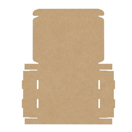 Короб самосборный с ушками 307*220*30 Белый Е