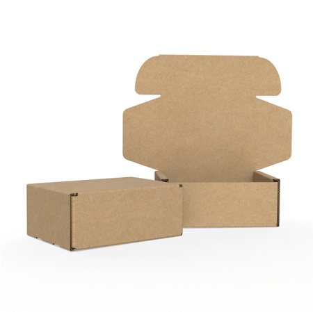 Короб самосборный с ушками 200*160*85 Бурый Е