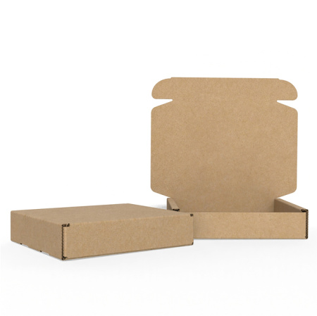 Короб самосборный с ушками 240*230*50 Бурый В