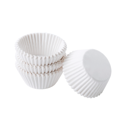 Капсула бумажная тарталетка d-50 h-30 Белая ТБФ (40г/м2) 1000 шт.