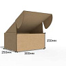 Короб самосборный с ушками 300*250*150 Бурый В