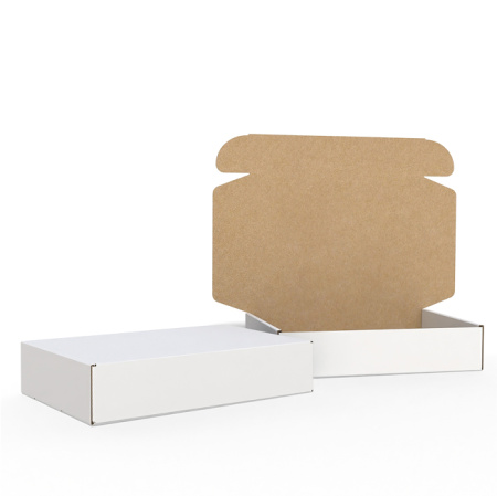 Короб самосборный с ушками 350*250*70 Белый Е