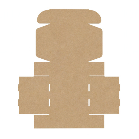 Короб самосборный с ушками 160*160*60 Белый Е