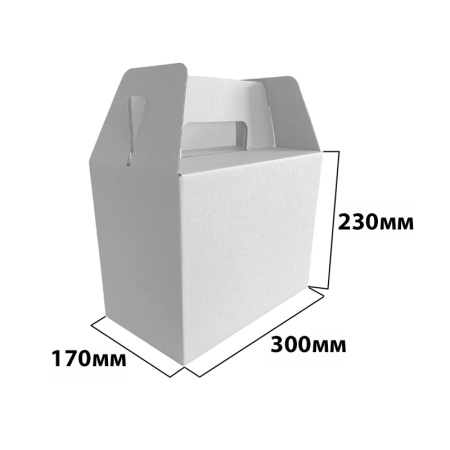 Коробка чемодан 300*170*230 Белый В