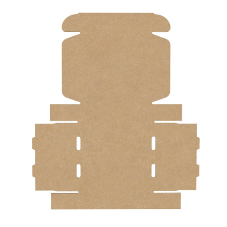 Короб самосборный c ушками 150*150*40 Белый Е