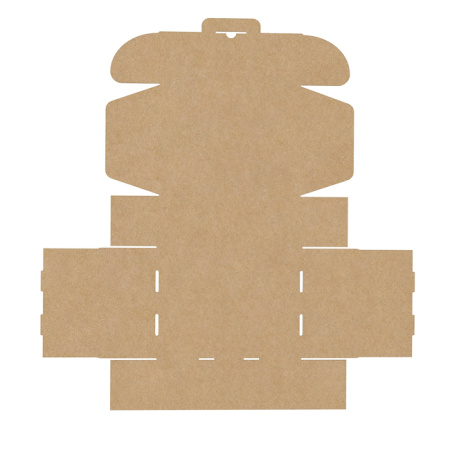 Короб самосборный с ушками 220*180*85 Белый Е