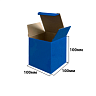 Коробка "ласточкин хвост" 100*100*100 Синий МГК