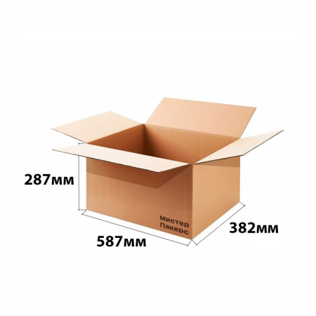 Гофрокороб 587*382*287 Бурый В