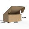 Короб самосборный с ушками 250*160*110 Бурый Е