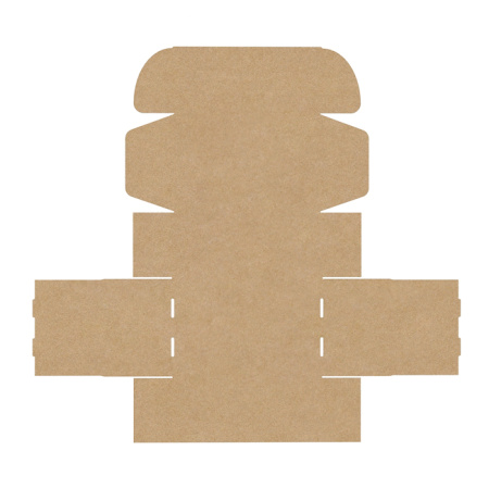 Короб самосборный с ушками 250*160*110 Бурый Е