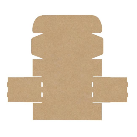 Короб самосборный с ушками 300*140*100 Бурый В