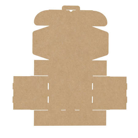 Короб самосборный с ушками 220*180*85 Бурый Е