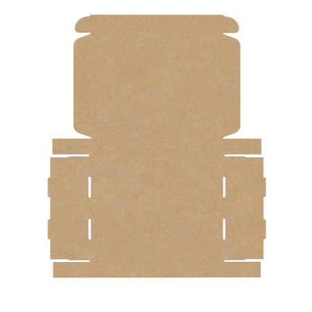 Короб самосборный с ушками 196*156*26 Белый Е