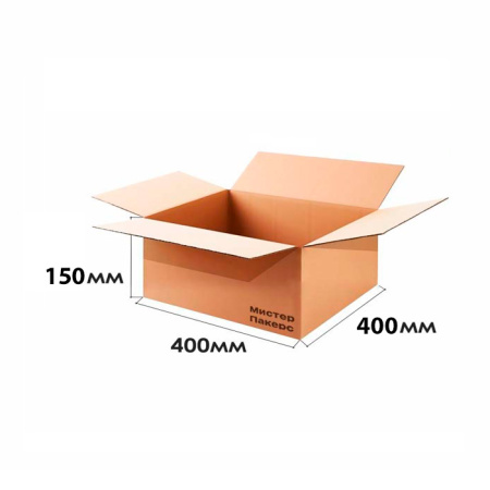Гофрокороб 400*400*150 Бурый В