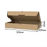 Коробка для пиццы 530*330*80 Бурый В