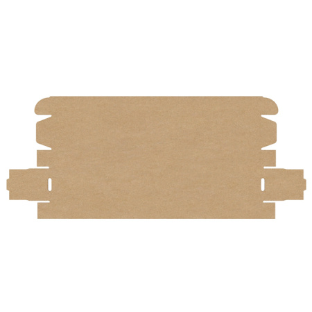 Короб самосборный с ушками 530*75*45 Бурый Е