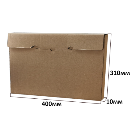 Папка для хранения бумаг 400*310*10 В Бурый