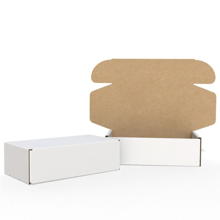 Короб самосборный с ушками 225*125*65 Белый Е