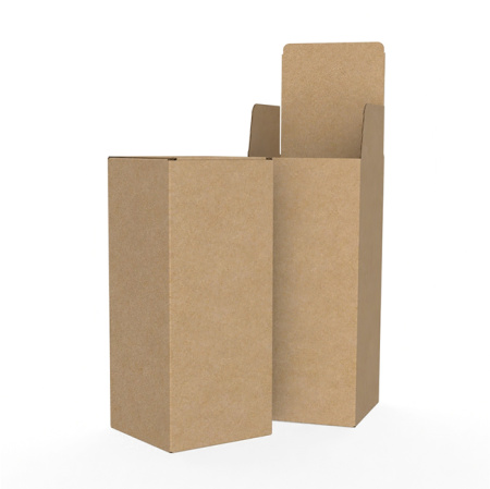 Коробка "ласточкин хвост" 125*125*310 Бурый Е