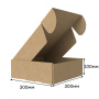 Короб самосборный с ушками 300*300*100 Бурый В