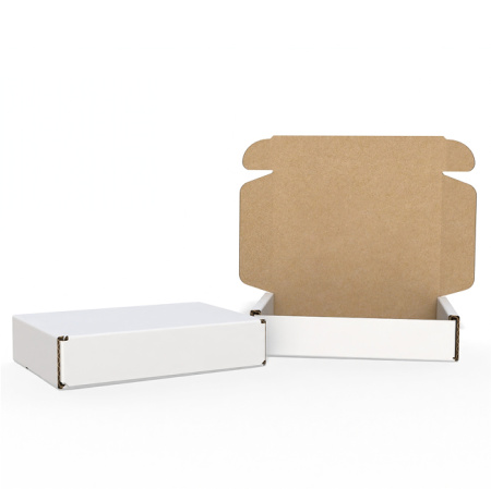 Короб самосборный с ушками 120*90*25 Белый Е