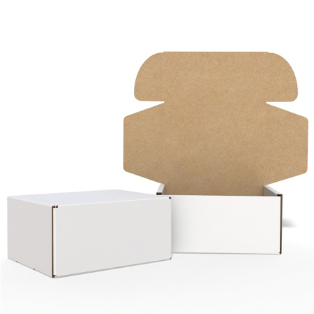 Короб самосборный с ушками 300*250*150 Белый В