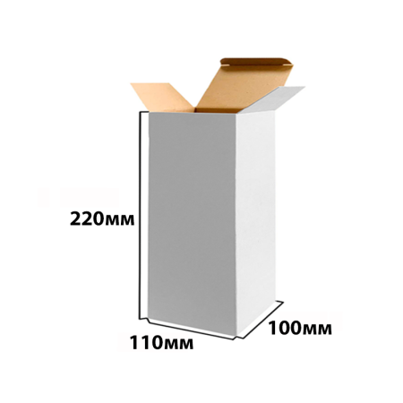 Коробка под бутылку 110*100*220 Белый Е Коробка под бутылку 110*100*220 Белый Е