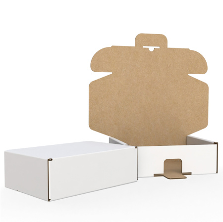 Короб самосборный с ушками 150*110*45 Белый Е