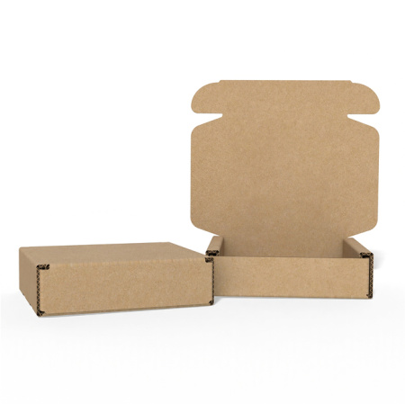 Короб самосборный c ушками 150*150*40 Бурый Е