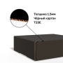 Короб самосборный с ушками 100*100*30 Черный Е