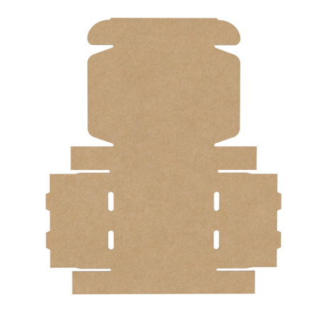 Короб самосборный c ушками 150*150*40 Бурый Е