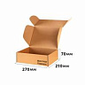 Короб самосборный с ушками 270*210*70 Бурый Е