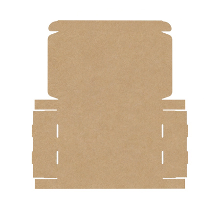 Короб самосборный с ушками 290*190*30 Бурый Е