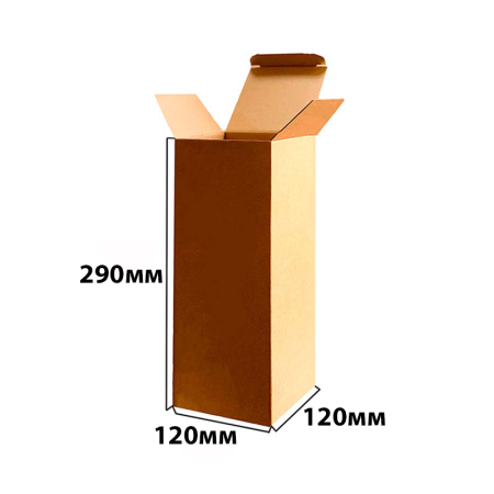 Коробка "ласточкин хвост" 120*120*290 Бурый МГК Коробка "ласточкин хвост" 120*120*290 Бурый МГК