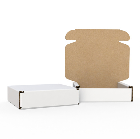 Короб самосборный c ушками 150*150*40 Белый Е