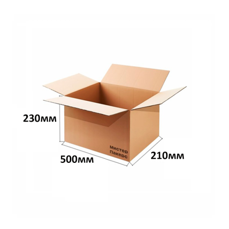 Гофрокороб 500*210*230 Бурый В