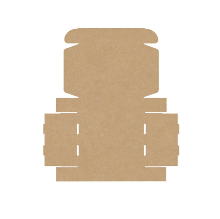 Короб самосборный с ушками 300*250*70 Бурый В