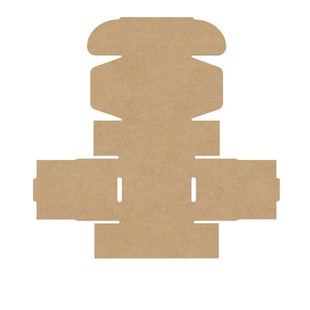 Короб самосборный с ушками 70*65*40 Белый Е