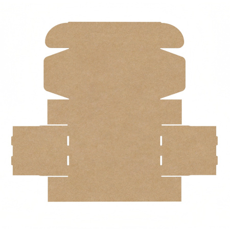 Короб самосборный с ушками 225*125*65 Бурый Е