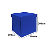 Коробка крышка-дно 300*300*300 Синий